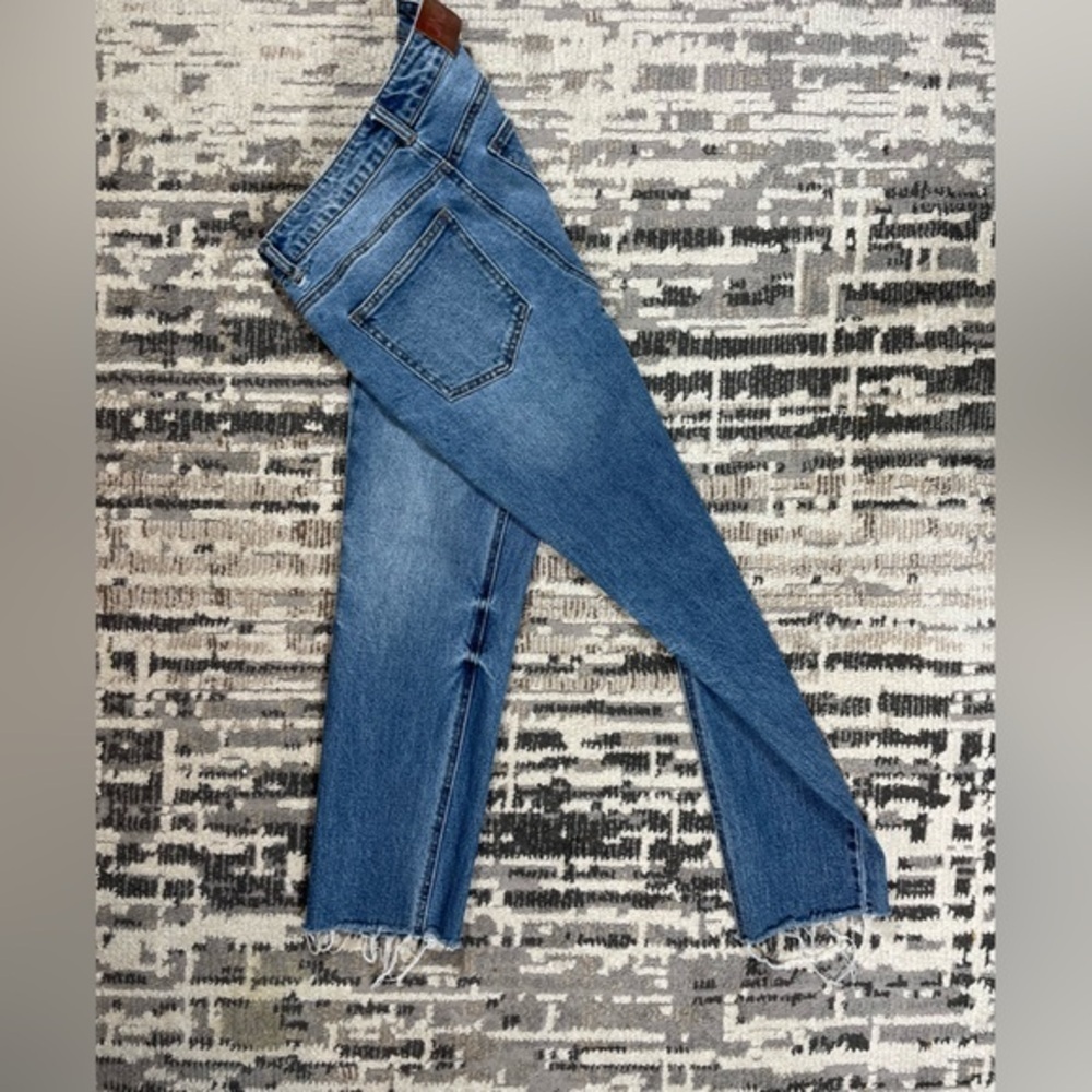 ONLY Erin High Waisted Straight Leg Blue Jeans Size 30 Cotton - Picture 6 of 13
